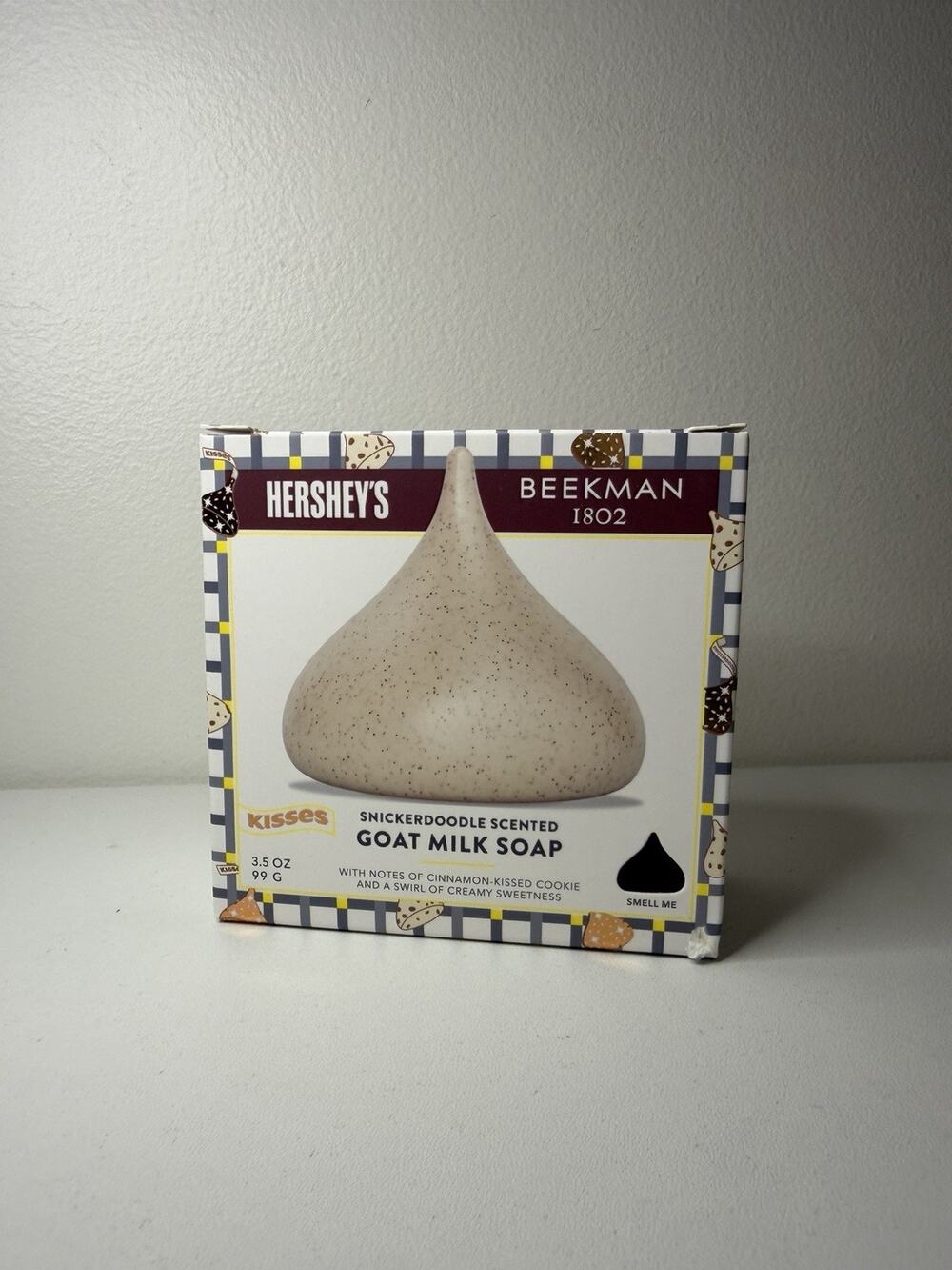 BEEKMAN 1802 HERSHEY'S SNICKERDOODLE SCENTED GOAT MILK SOAP 3.5 oz. LIMITED ED